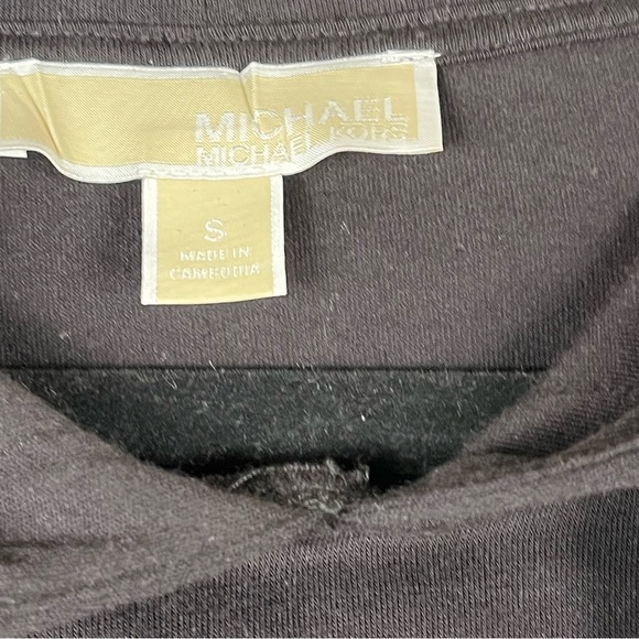 Michael Kors Logo Tee Shirt Hoodie Athleisure Mini Dress Women's Size S - Picture 7 of 9